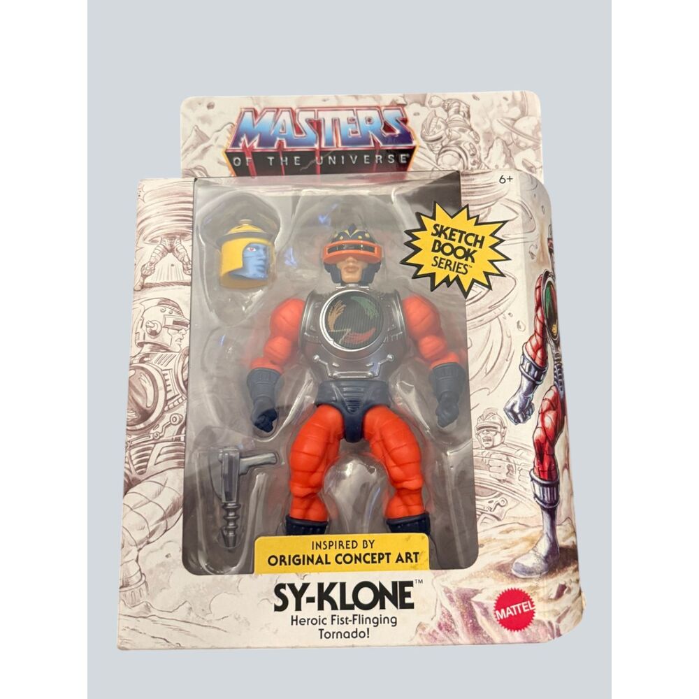 Masters of the Universe Origins Sketchbook Series Sy-Klone Figure Mattel NIP